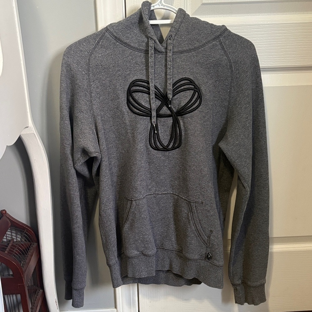 TNA Gray Hoodie with Black Design - Picture 2 of 7